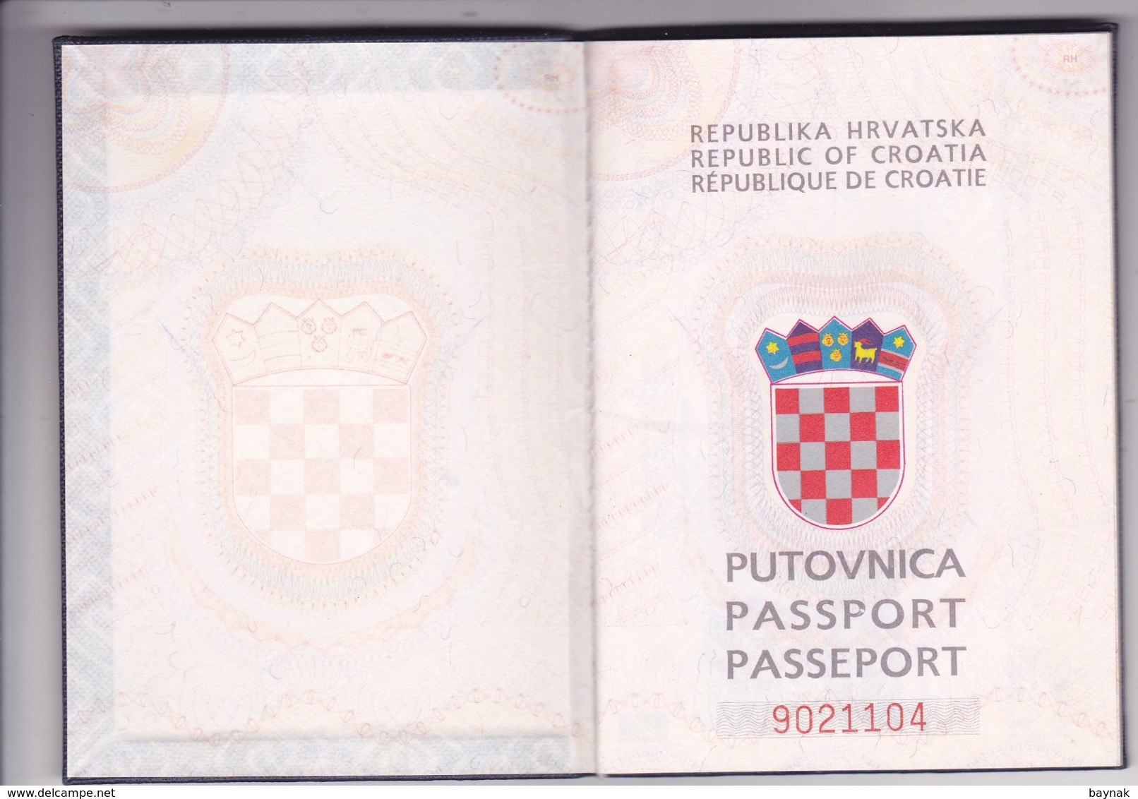 C10  --  PASSPORT  --   CROATIA  --  I.  MODEL  --  1992  --   LADY - Documentos Históricos