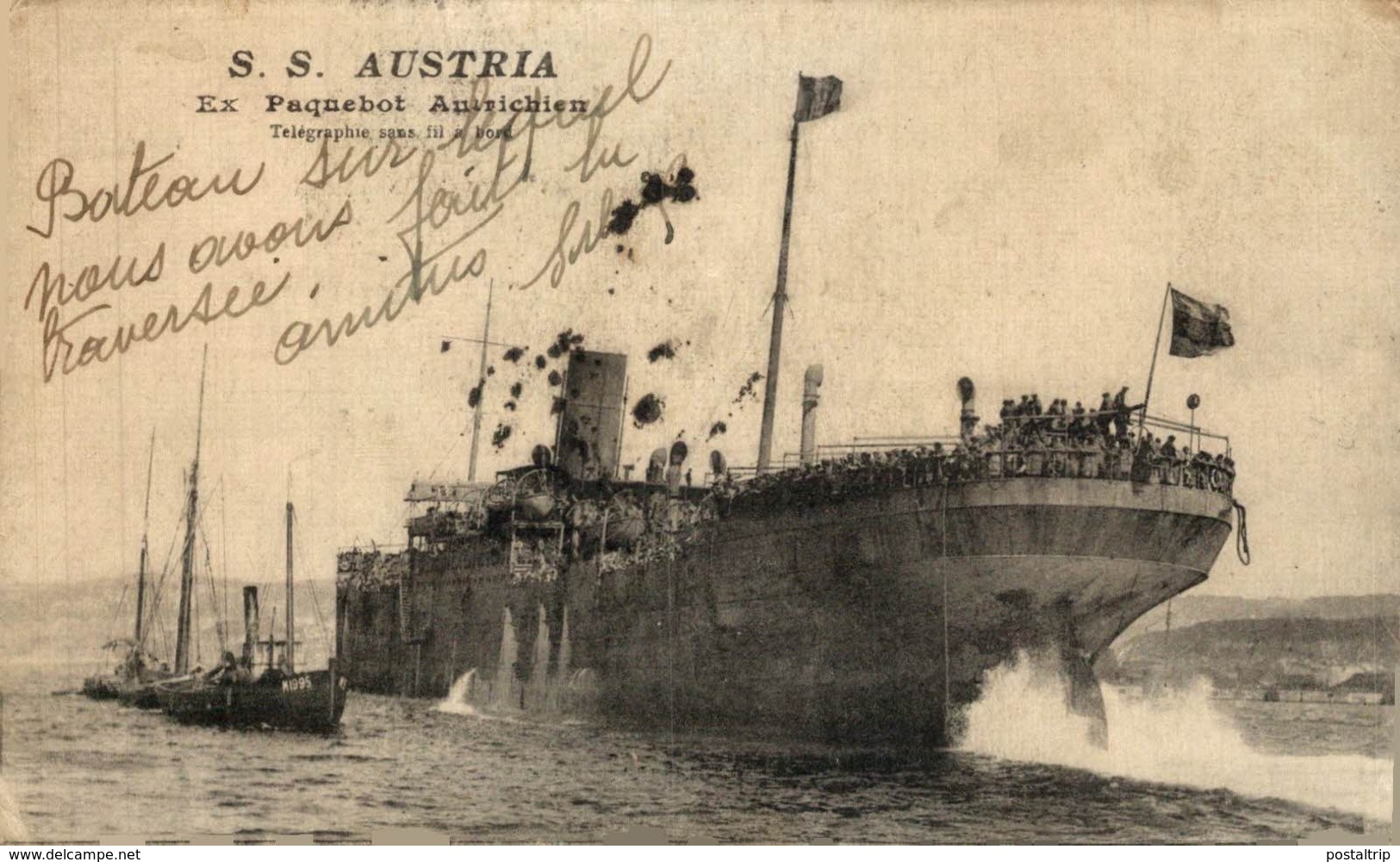 SS AUSTRIA - Paquebots