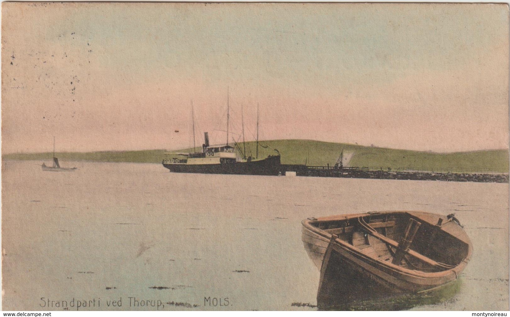 Danemark :  Strandparti  Ved  Thorup , Mols ,  Bateau, Prison Mayenne - Danemark