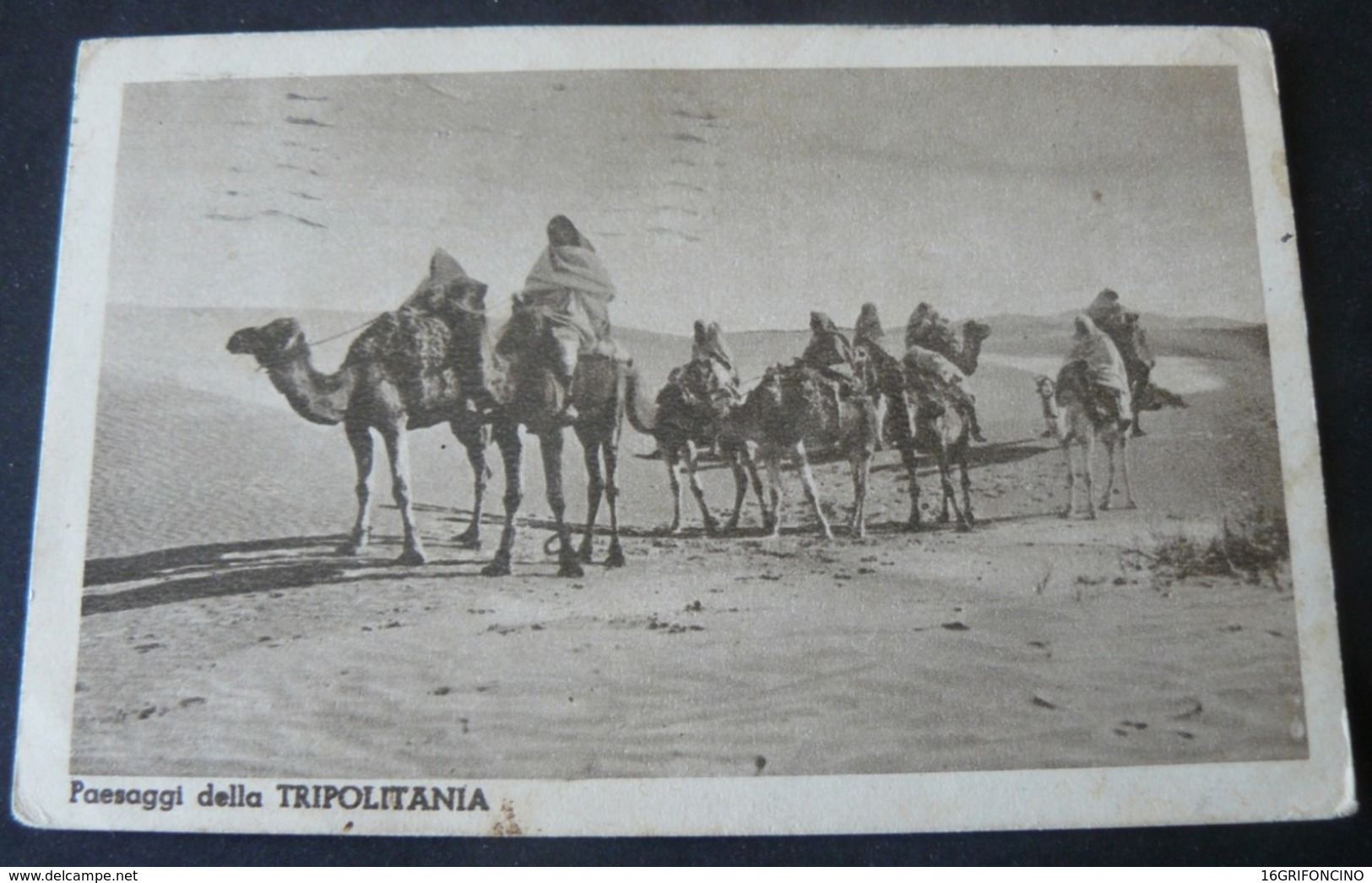 LIBYA 1940 : TRIPOLITANIA ...................///   BELLA CARTOLINA DELLA TRIPOLITANIA VIAGGIATA PER NAPOLI - Libia