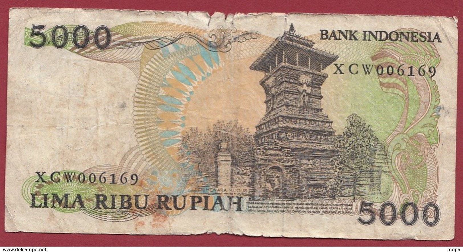 Indonésie 5000 Rupiah 1986 Dans L 'état (200) - Indonesië