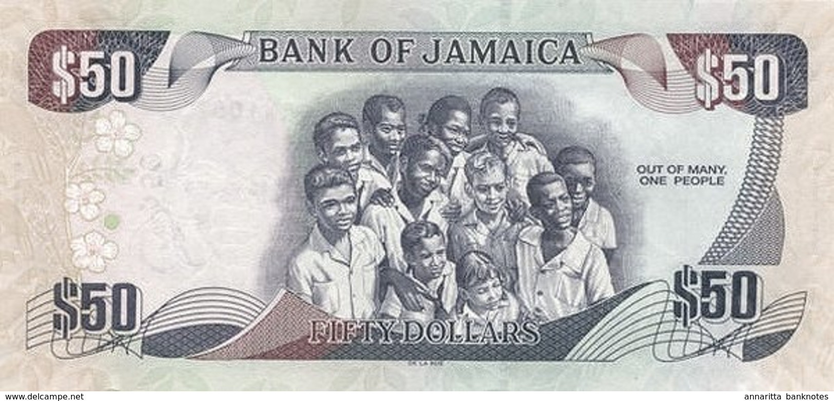 JAMAICA 50 DOLLARS 2012 P-89a UNC COMMEMORATIVE [JM244a] - Jamaica