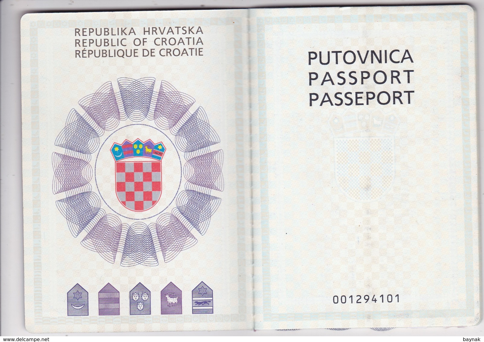 C32  --  PASSPORT  --   CROATIA  --   II.   MODEL  --  2002  --  LADY  --  VISA UNITED STATES - Documentos Históricos