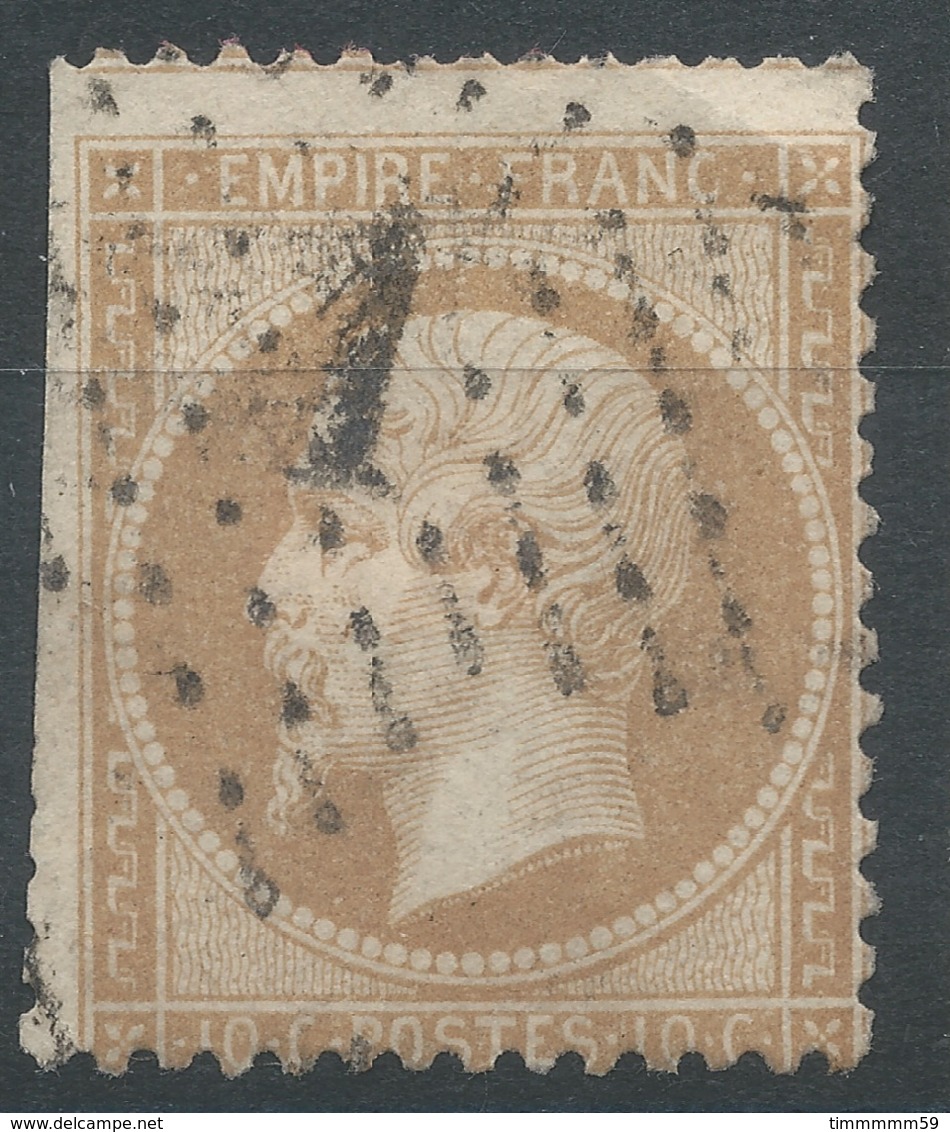 Lot N°51448  N°21, Oblit étoile Chiffrée 1 De PARIS ( Pl De La Bourse) - 1862 Napoleon III