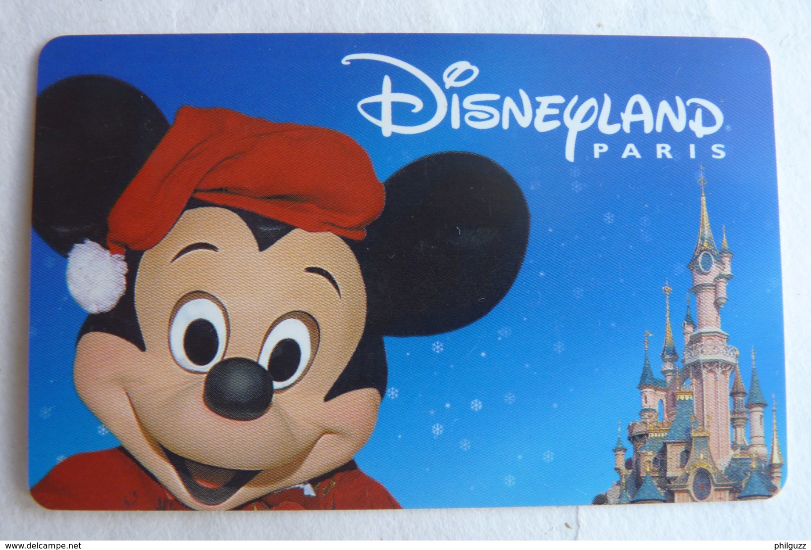 BILLET D'ENTREE CARTE PASS WALT DISNEY PARC EURODISNEY 001 DISNEYLAND PARIS MICKEY - Tickets D'entrée