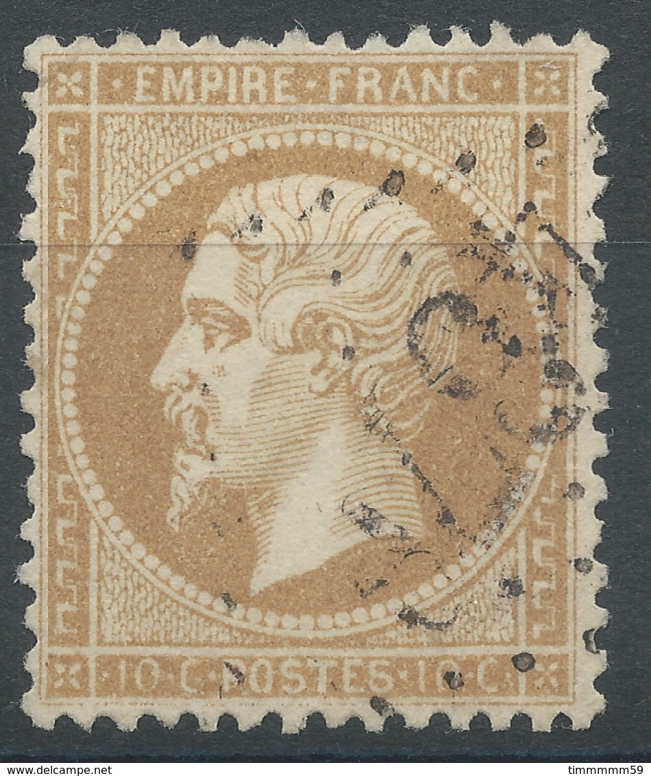 Lot N°51449  Variété/n°21, Oblit GC 4378 Puget-de-Frejus, Var (78), Ind 28 Ou Heming, Meurthe (52), Ind 13, Filet SUD - 1862 Napoleon III