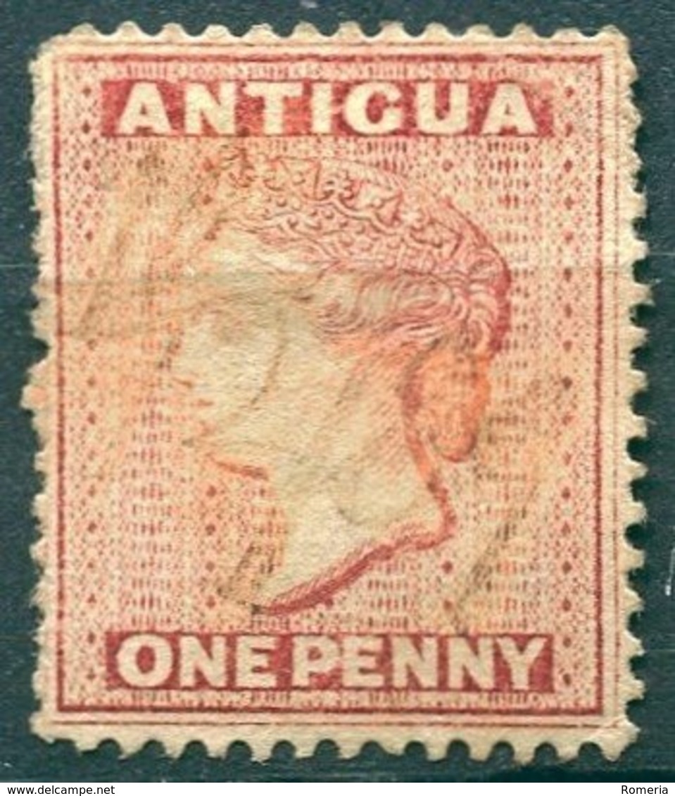 Antigua - 1873/1876 - Yt 4 - Victoria - Oblitéré - 1858-1960 Crown Colony