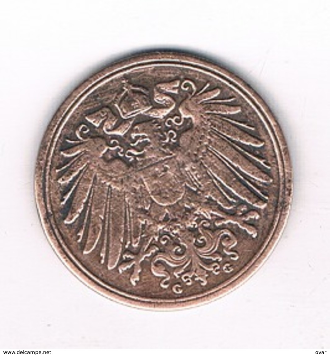 1 PFENNIG  1892 G   DUITSLAND /8569/ - 1 Pfennig