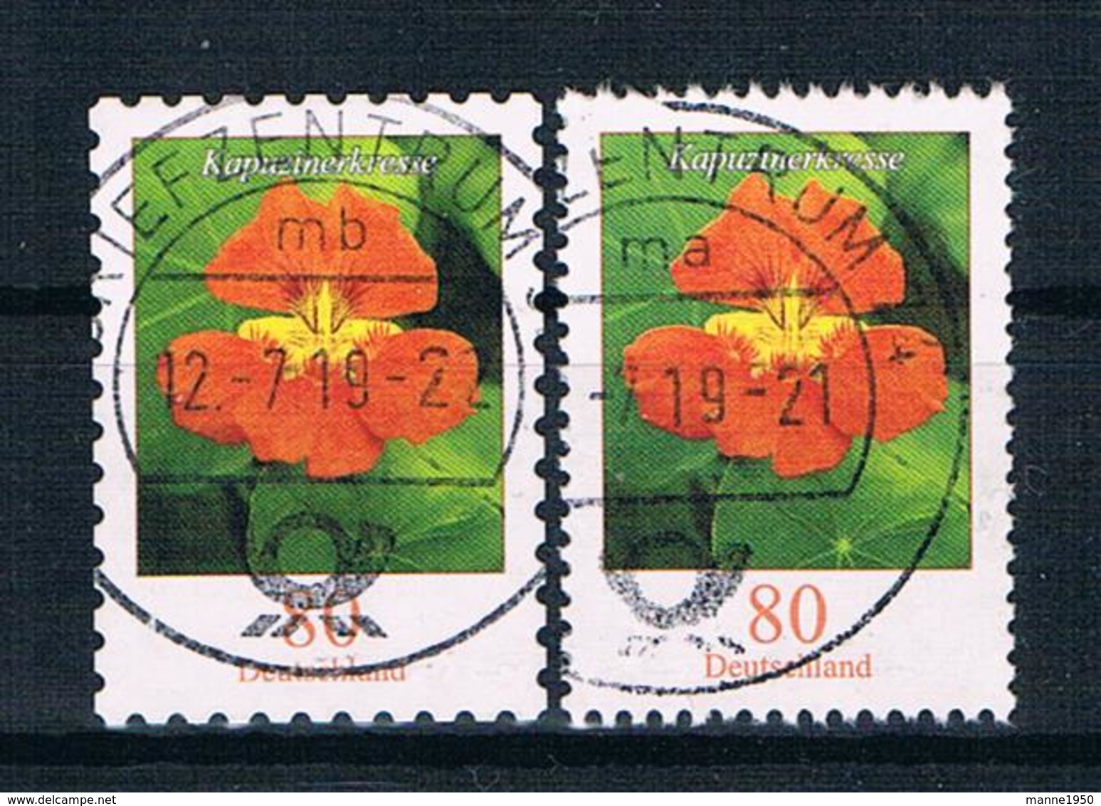 BRD/Bund 2019 Blumen Mi.Nr. 3469/82 Gestempelt - Gebraucht