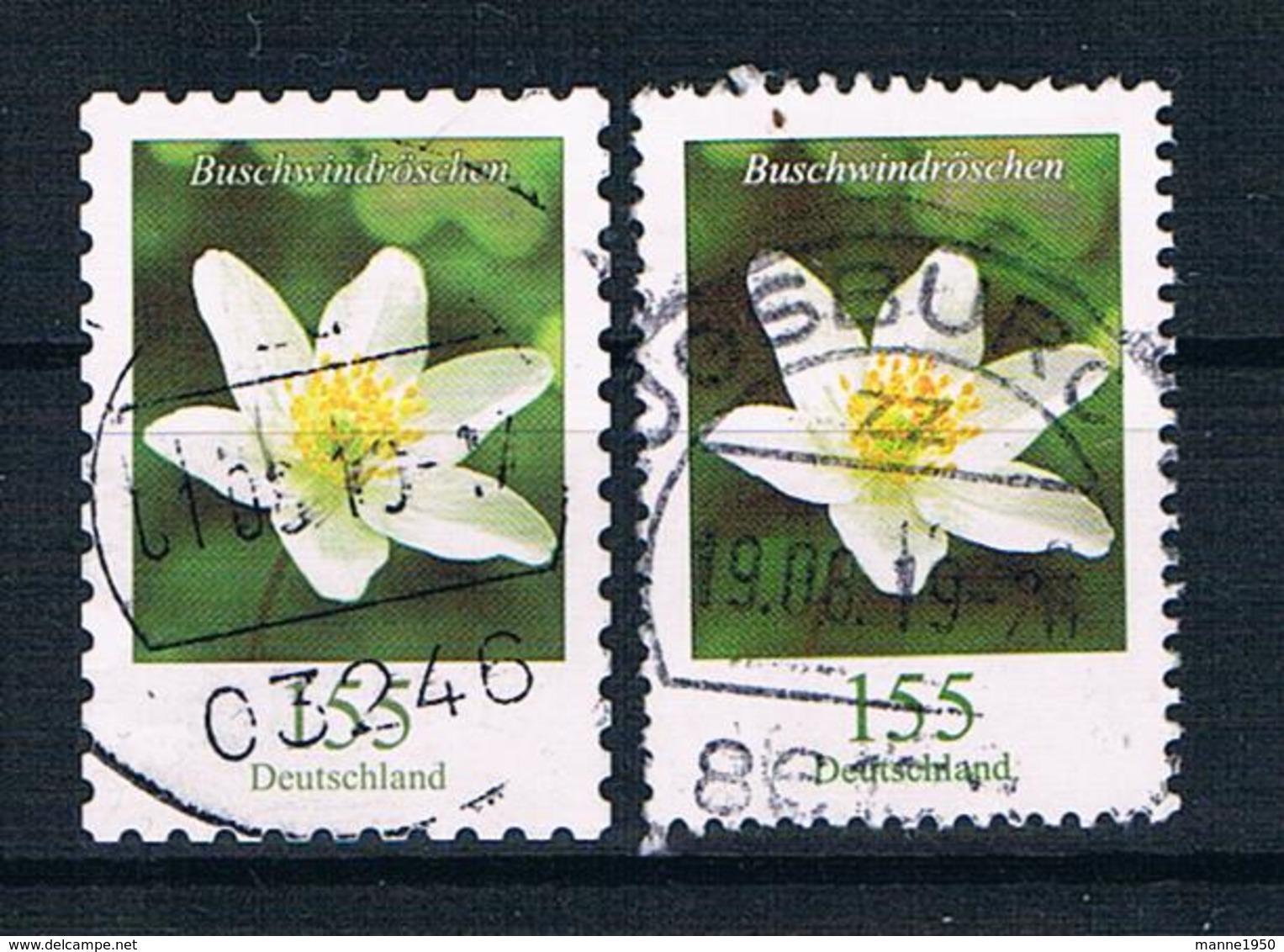 BRD/Bund 2019 Blumen Mi.Nr. 3472/84 Gestempelt - Gebraucht