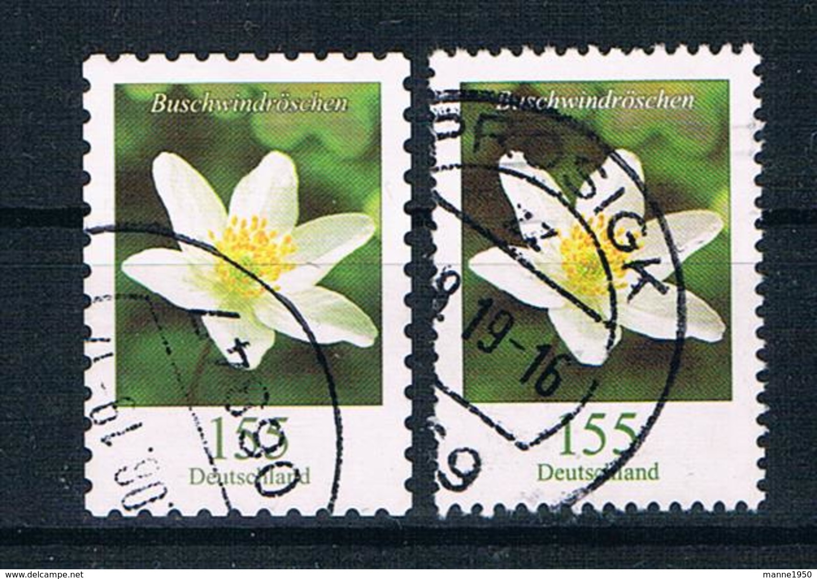 BRD/Bund 2019 Blumen Mi.Nr. 3472/84 Gestempelt - Gebraucht