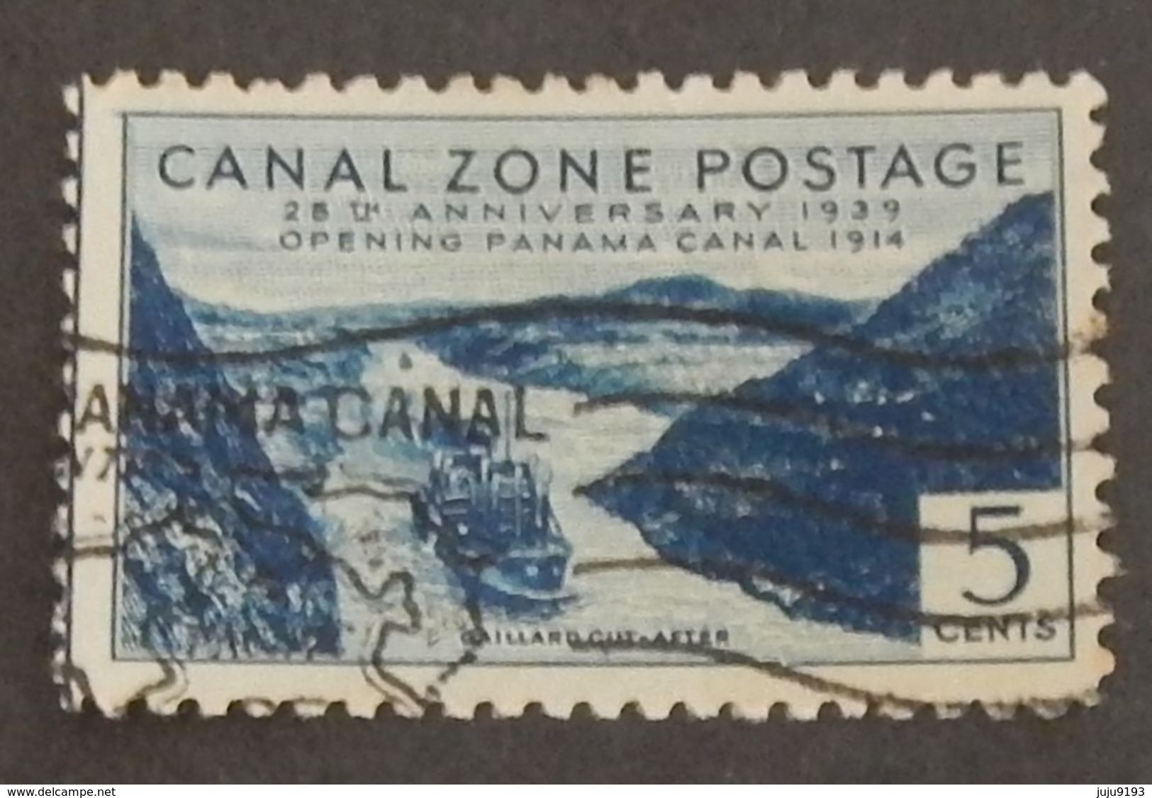 CANAL ZONE YT 91 OBLITÉRÉ ANNÉE 1939 - Zona Del Canal