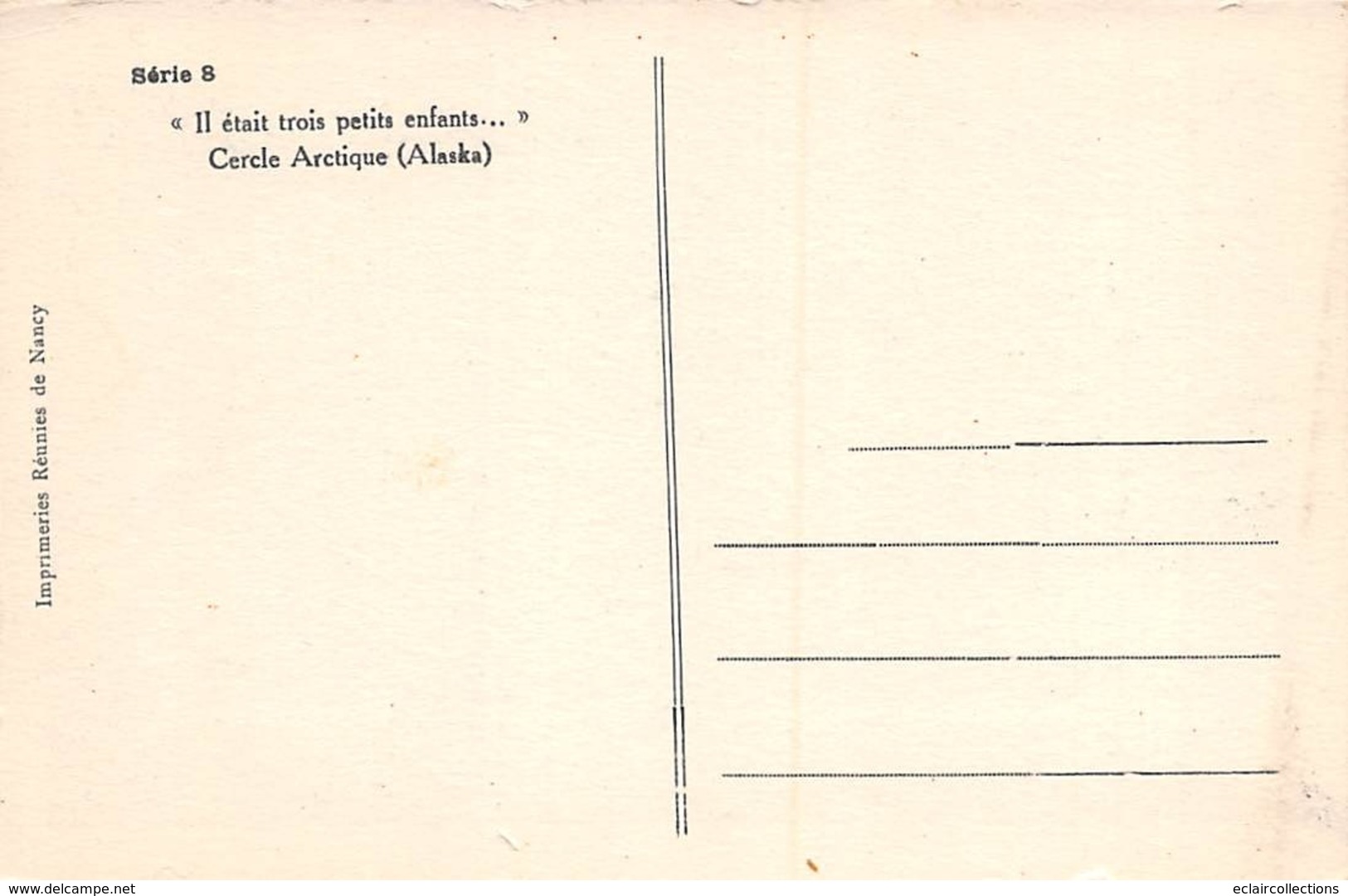 Amérique. Etats Unis  Alaska : .      Cercle Arctique 3 Petits Enfants   2       (voir Scan) - Andere & Zonder Classificatie