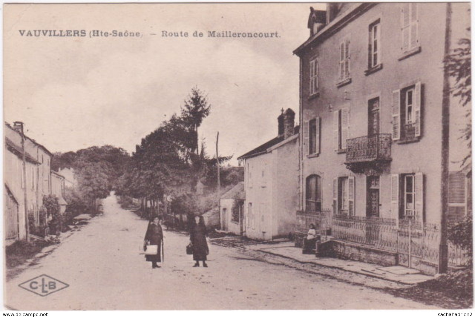 70. VAUVILLERS. Route De Mailleroncourt - Autres & Non Classés
