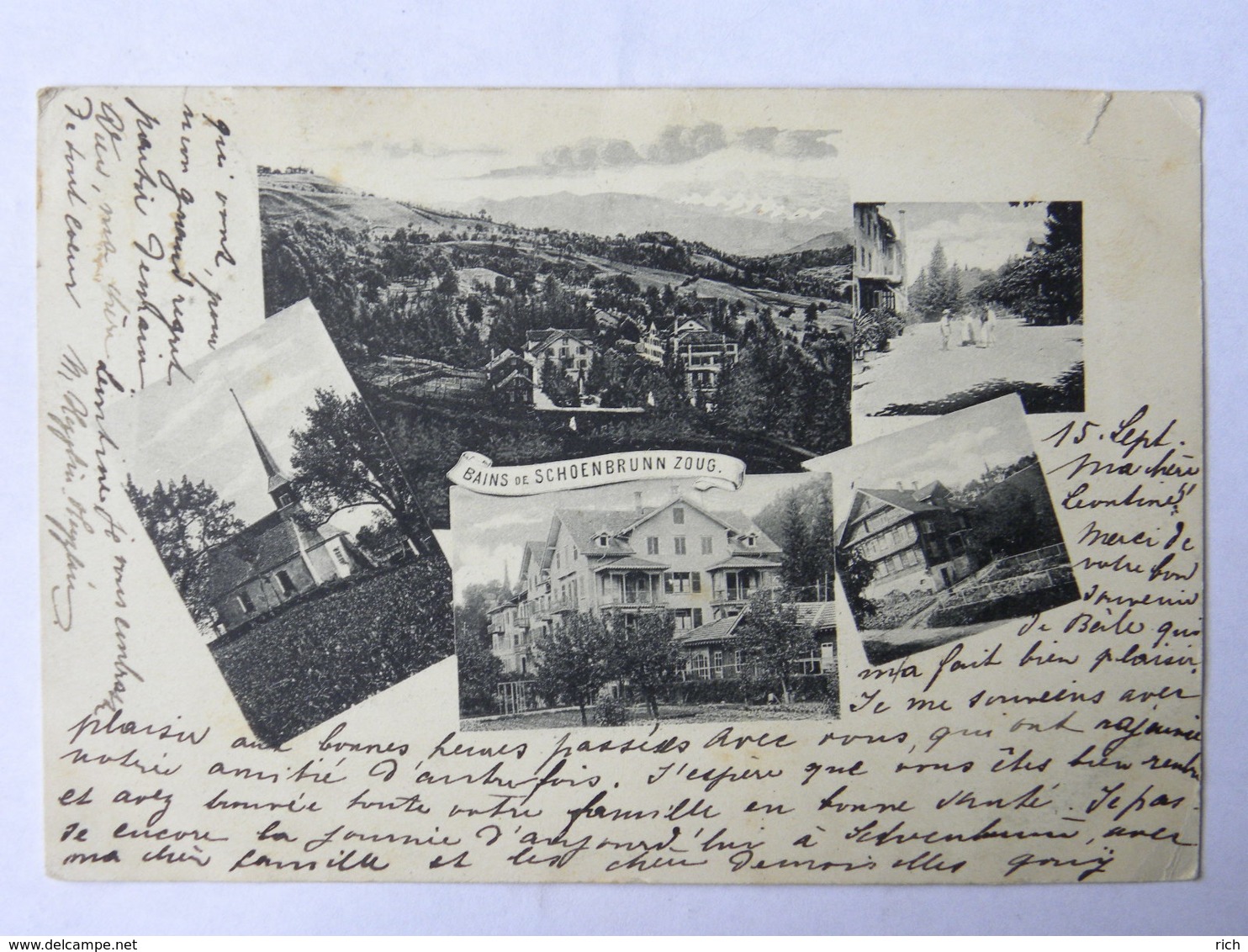 CPA SUISSE - Bain De Schoenbrunn  Zoug - Zoug