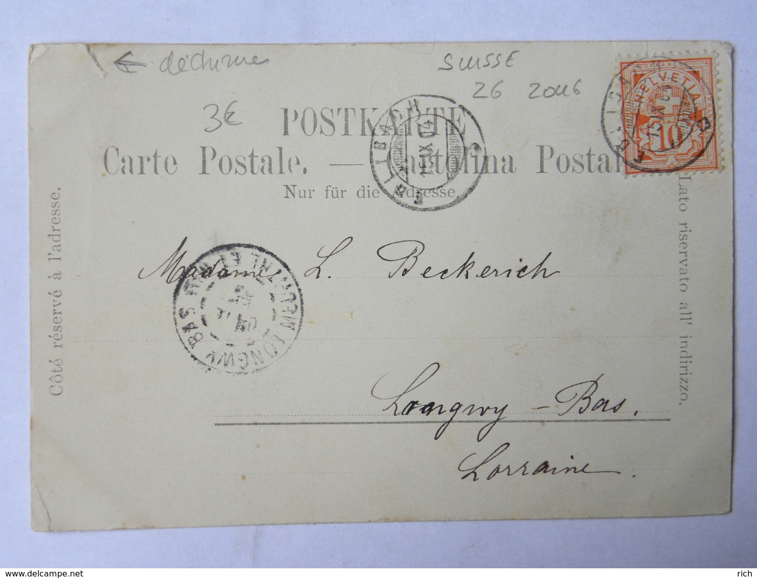 CPA SUISSE - Bain De Schoenbrunn  Zoug - Zoug
