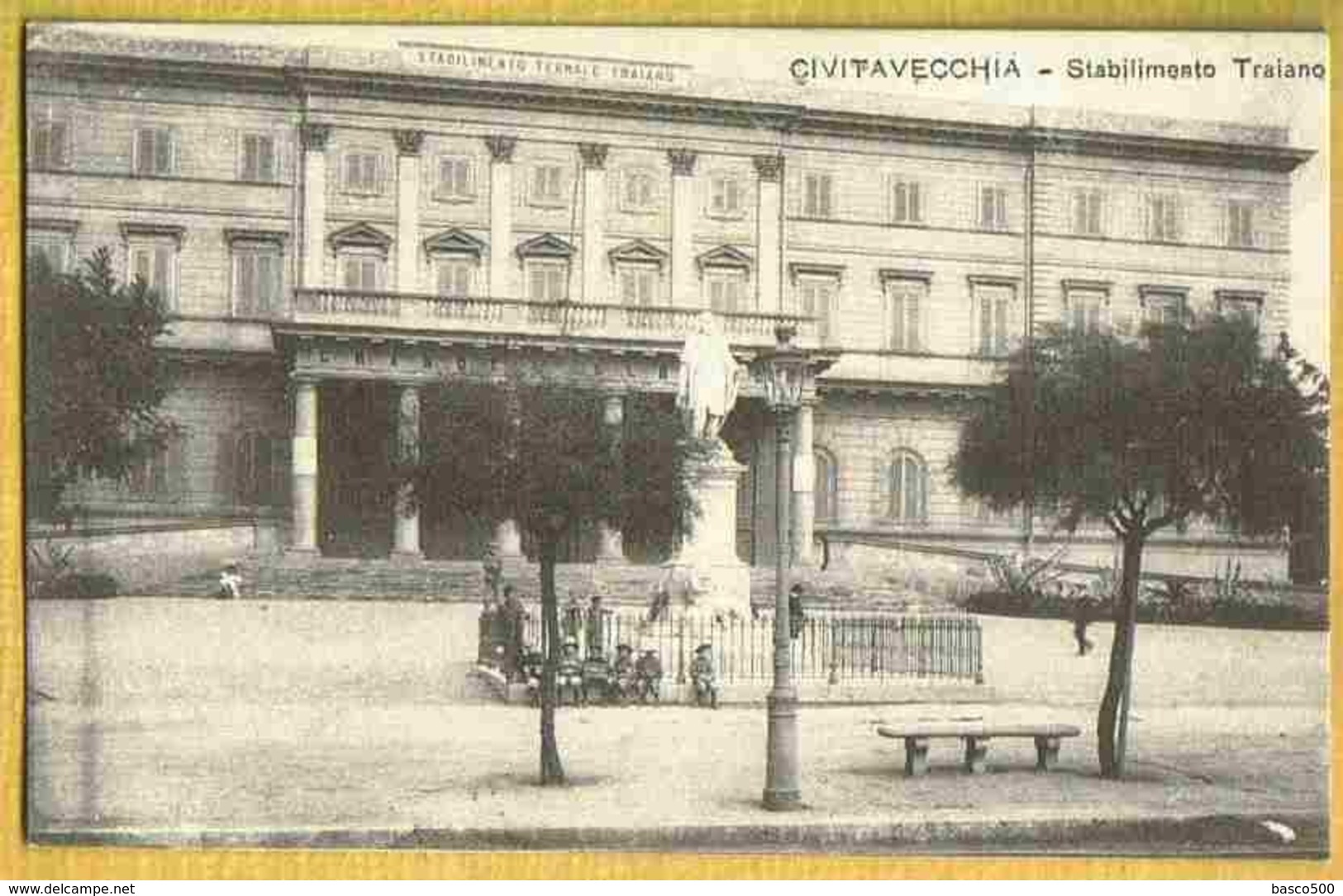 CIVITAVECCHIA - Carte Animée Peu Courante Stabilimento TRAIANO Enfants - Civitavecchia