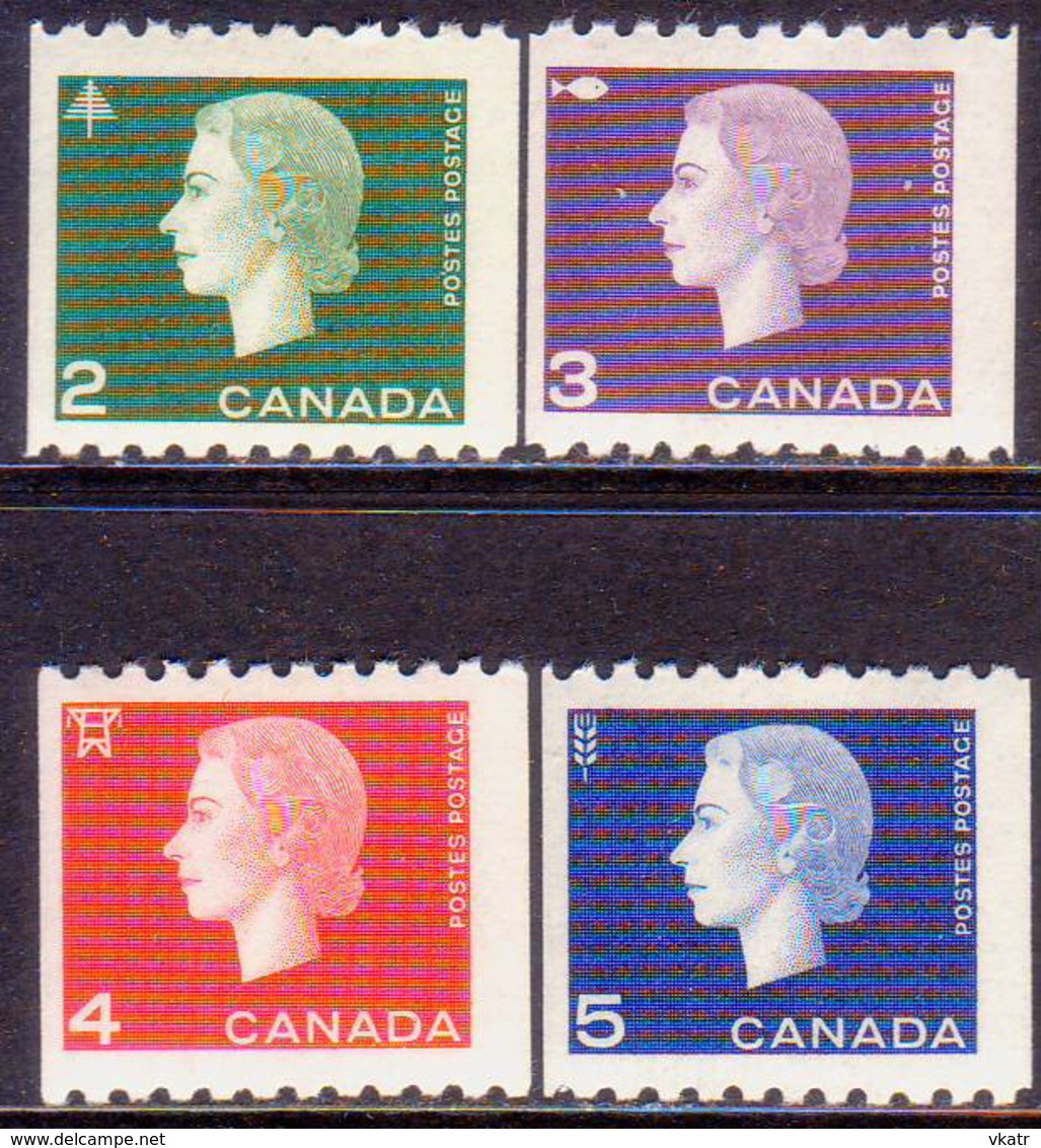 1962-63 CANADA SG #532-34 Compl.set Perf. 9½ X Imperf. MNH CV £18 - Neufs