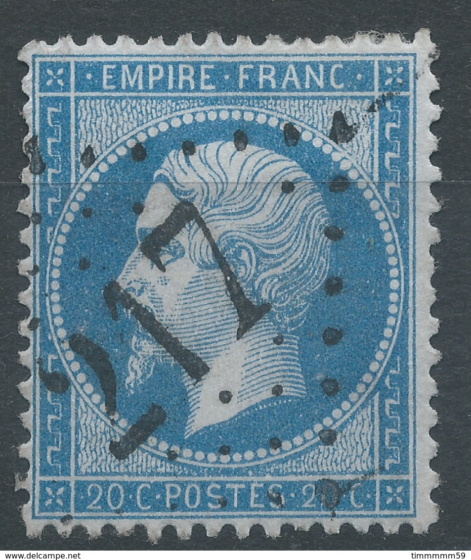 Lot N°51470  N°22, Oblit GC 217 Audincourt, Doubs (24), Ind 3 - 1862 Napoleon III