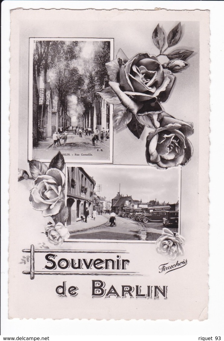 SOUVENIR DE BARLIN - (multi-vues Avec Fleurs De Rose) - Barlin