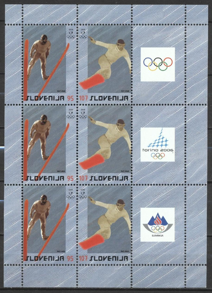 Slovenia 2006 - MNH - Olympic Games (259513) - Sonstige & Ohne Zuordnung