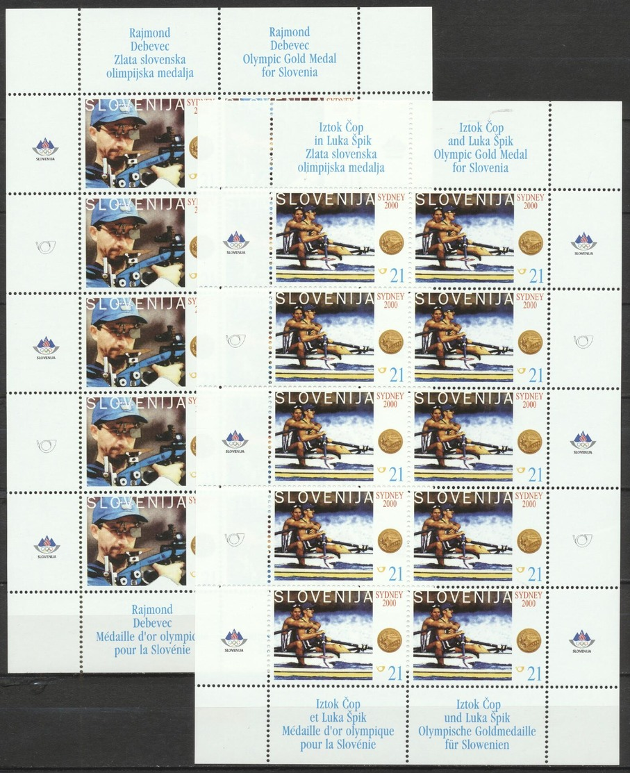 Slovenia 2000 - MNH - Olympic Games, Rowing, Shooting (259491) - Sonstige & Ohne Zuordnung