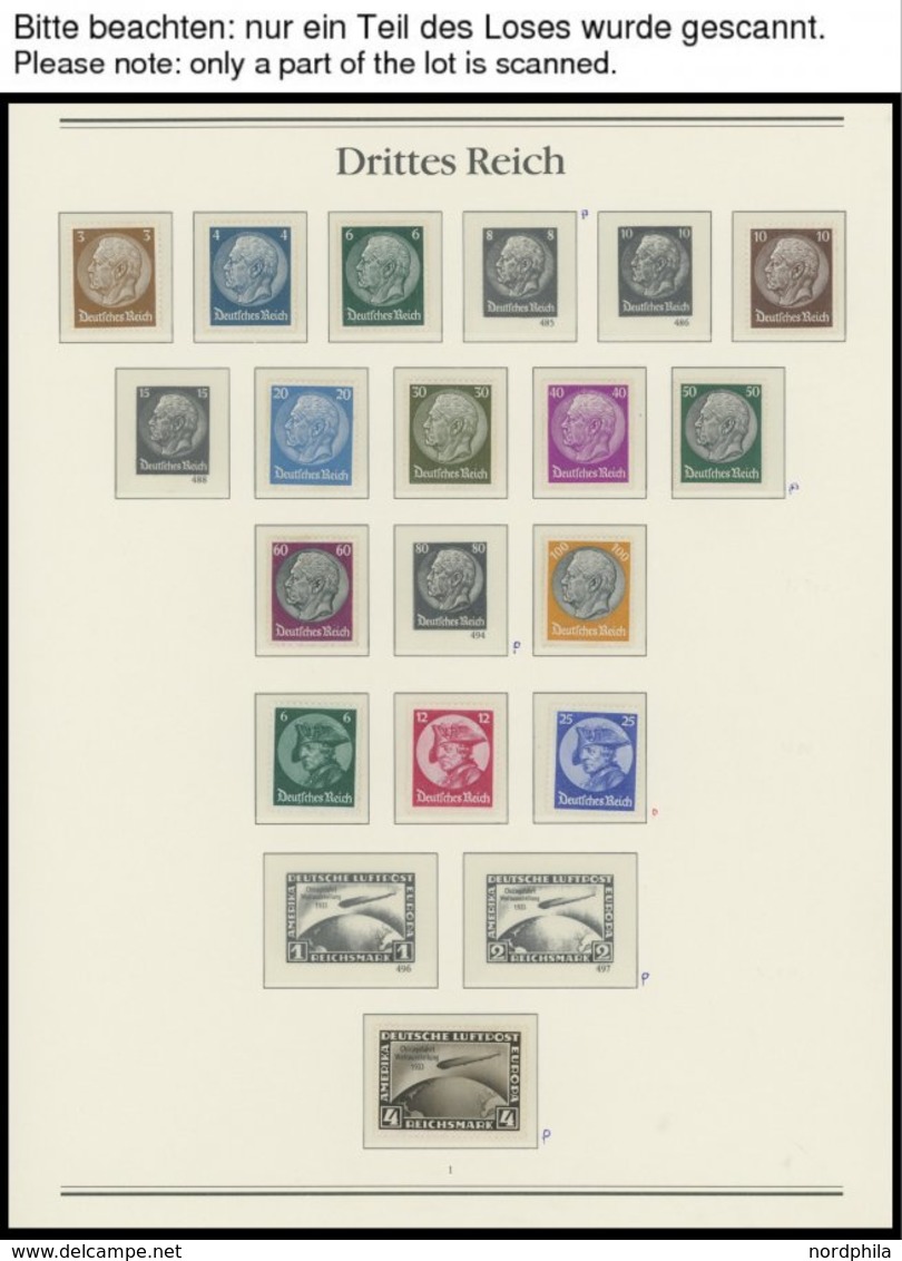 SAMMLUNGEN *,(*),** , 1933-37, Ungebrauchte Sammlung Mit Diversen Besseren Ausgaben, Vieles Ist Jedoch Nachgummiert, Dah - Used Stamps