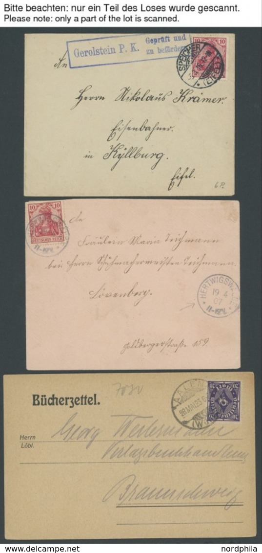 LOTS 1903-43, Partie Von 42 Belegen, Etwas Unterschiedlich, Fundgrube! - Andere & Zonder Classificatie