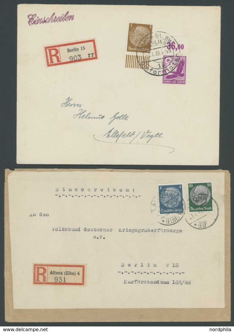 LOTS 1924-42, über 90 Belege, Dabei 7x Block 7 Mit Sonderstempel, Feinst/Pracht, Fundgrube! - Autres & Non Classés