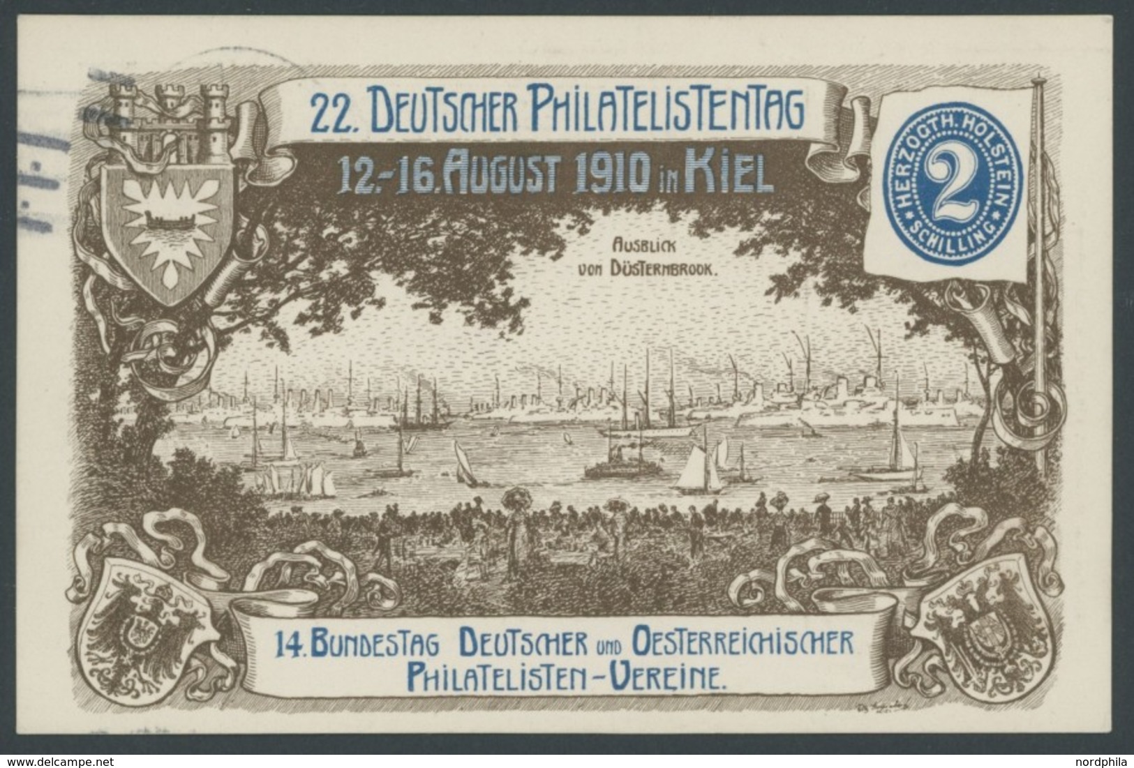 GANZSACHEN PP 27C117/05 BRIEF, Privatpost: 1910, 5 Pf. Germania 22. Deutscher Philatelistentag Und 14. Bundestag Deutsch - Altri & Non Classificati