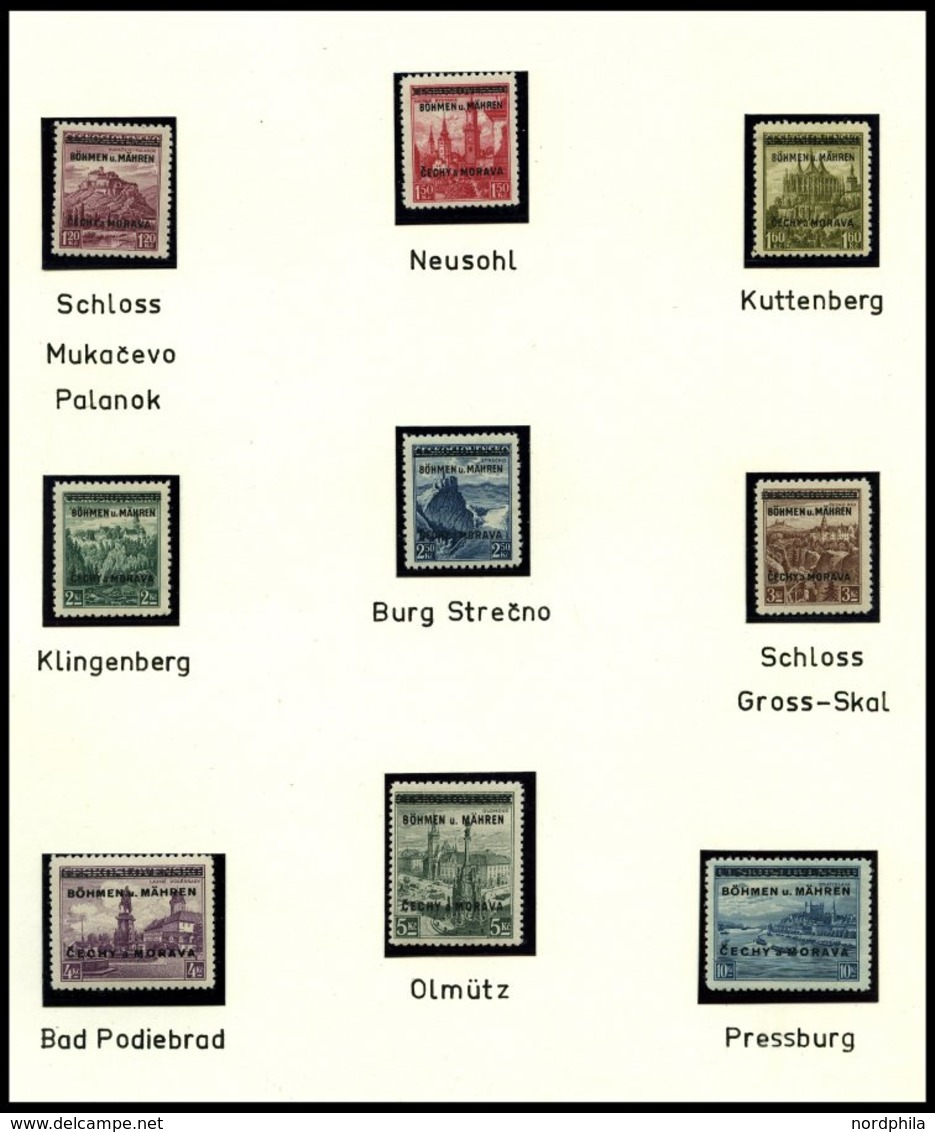 BÖHMEN UND MÄHREN Brief,** , 1939-45, Interessante Sammlung Böhmen Und Mähren In 2 Bänden, Der Hauptwert Liegt In Den 60 - Autres & Non Classés