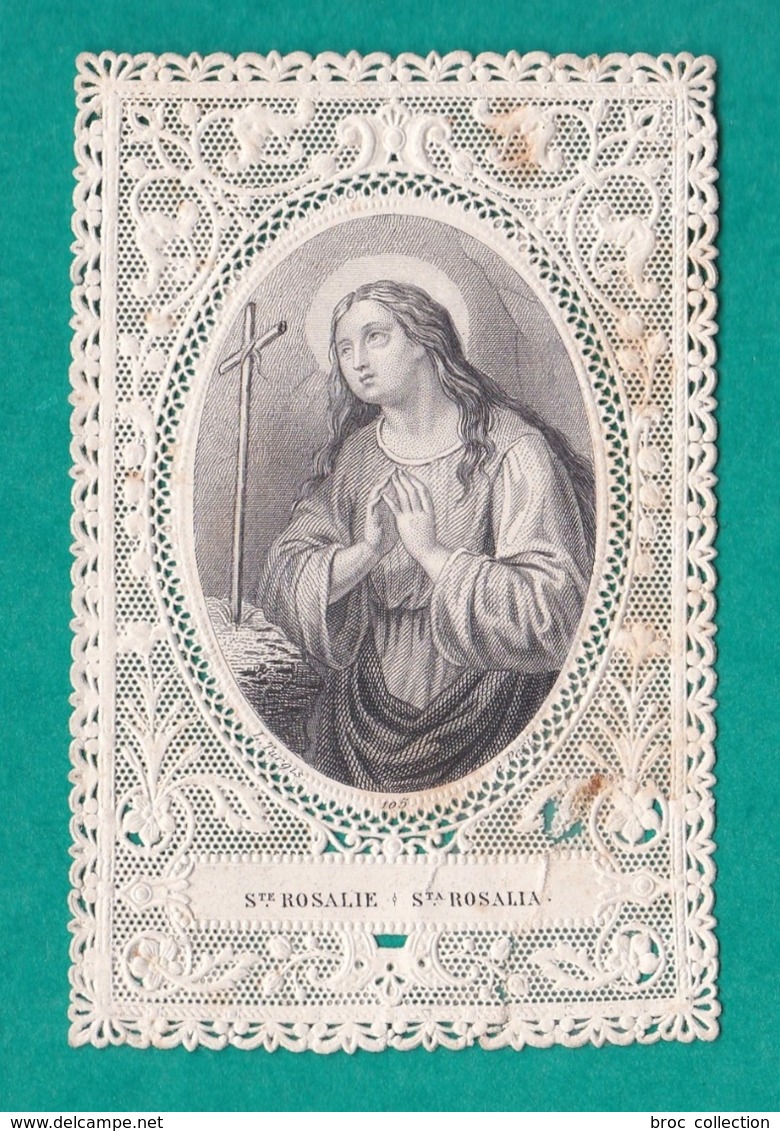 Sainte Rosalie, Santa Rosalia, Canivet N° 105, Scotch Au Dos - Devotion Images