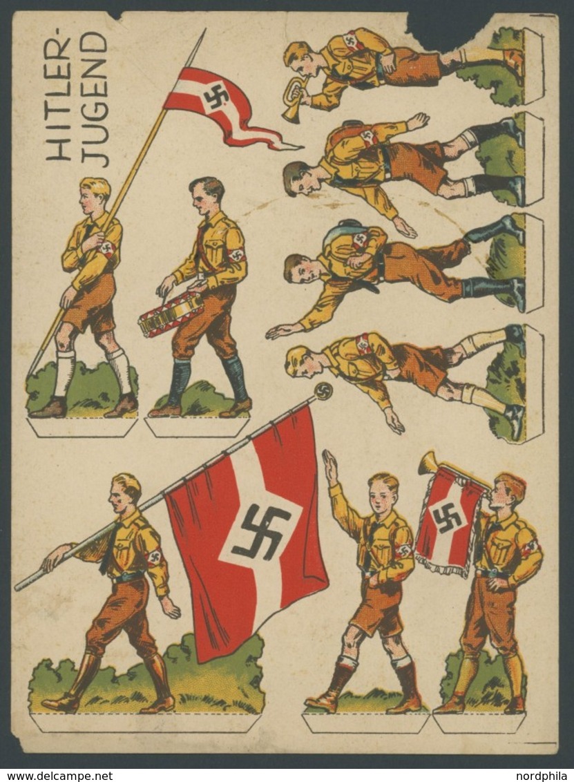 DT. GESCHICHTE/PROPAGANDA 1919-45 1944, Propagandablatt Hitler-Jugend Aus Arnstadt Und Mitteilung Zur Aufnahmefeier In D - Other & Unclassified