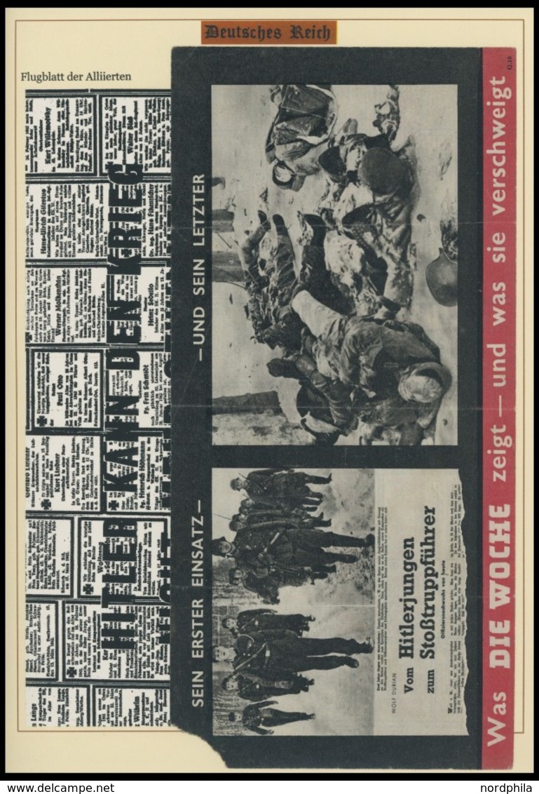 DT. GESCHICHTE/PROPAGANDA 1919-45 interessante Dokumentation Die Hitler-Jugend von 1923-45, ausstellungsmäßig aufgezogen