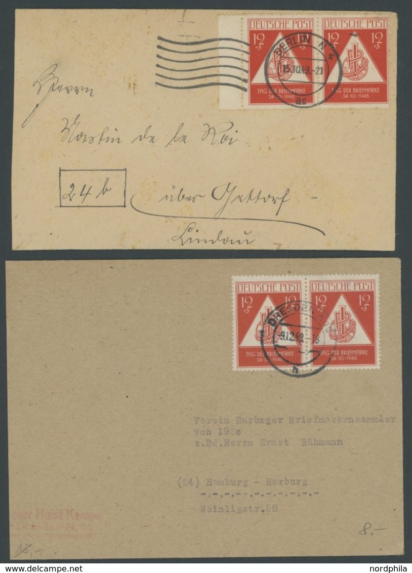 SAMMLUNGEN, LOTS 228-38 BRIEF, 1948/9, 11 Meist Verschiedene Belege, Meist Pracht - Other & Unclassified