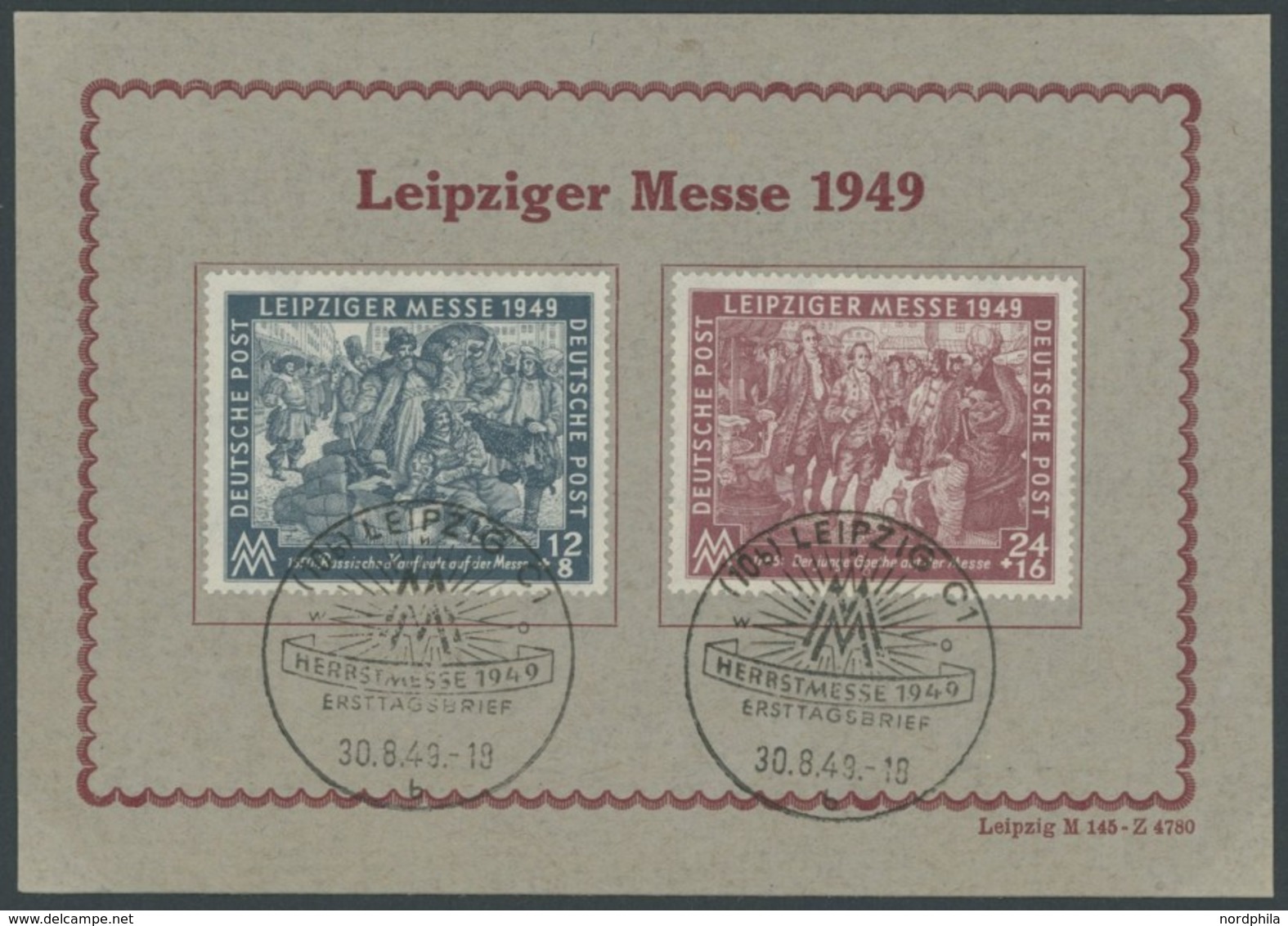 SAMMLUNGEN, LOTS 228-38 BRIEF, 1948/9, 11 Meist Verschiedene Belege, Meist Pracht - Autres & Non Classés