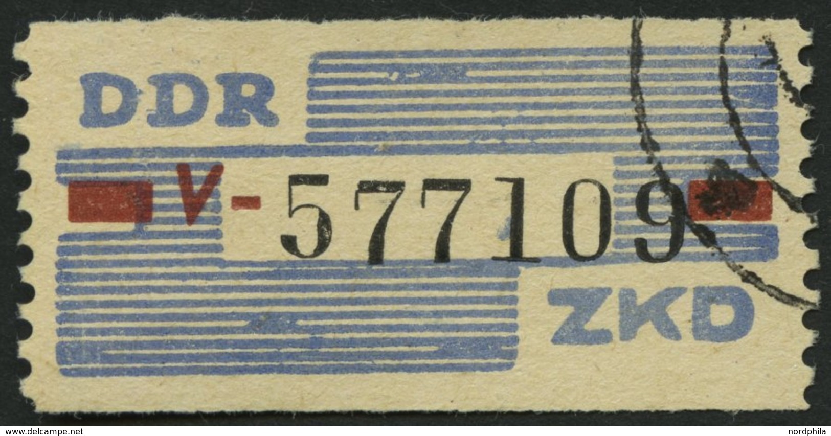 DIENSTMARKEN B D 28V O, 1959, 10 Pf. Lebhaftgraublau/dunkelbräunlichrot/schwarz, Buchstabe V, Pracht, Gepr. Weigelt, Mi. - Altri & Non Classificati