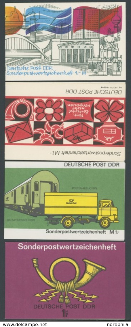 ZUSAMMENDRUCKE A. MH 5 -SMHD 41 **, 1971-88, Partie Von 37 Meist Verschiedenen Markenheftchen Im Spezialalbum, Etwas Unt - Zusammendrucke