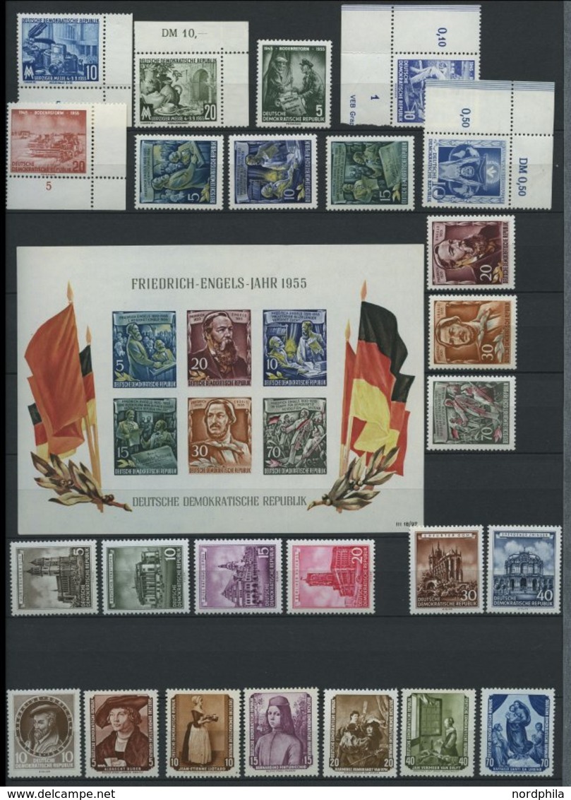 JAHRGÄNGE 447-509 **, 1955, Kompletter Jahrgang Mit 3 Blocks, Pracht - Andere & Zonder Classificatie