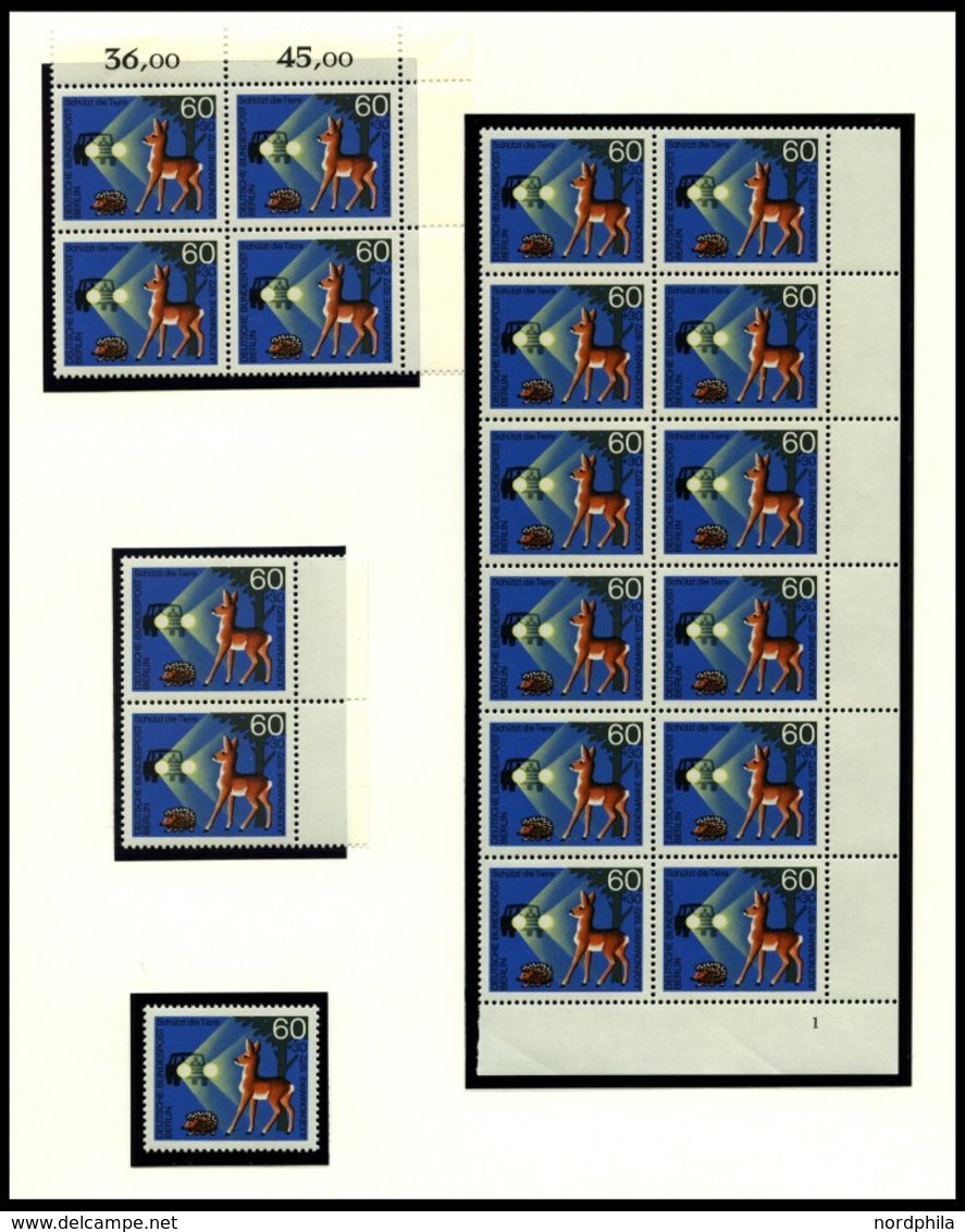 SAMMLUNGEN **, Postfrische überkomplette Sammlung Berlin Von 1962-90 In 7 Leuchtturmalben, Oft Bis Zu 20x (in Einheiten, - Colecciones