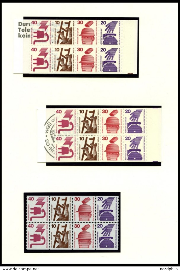 SAMMLUNGEN **, postfrische überkomplette Sammlung Berlin von 1962-90 in 7 Leuchtturmalben, oft bis zu 20x (in Einheiten,