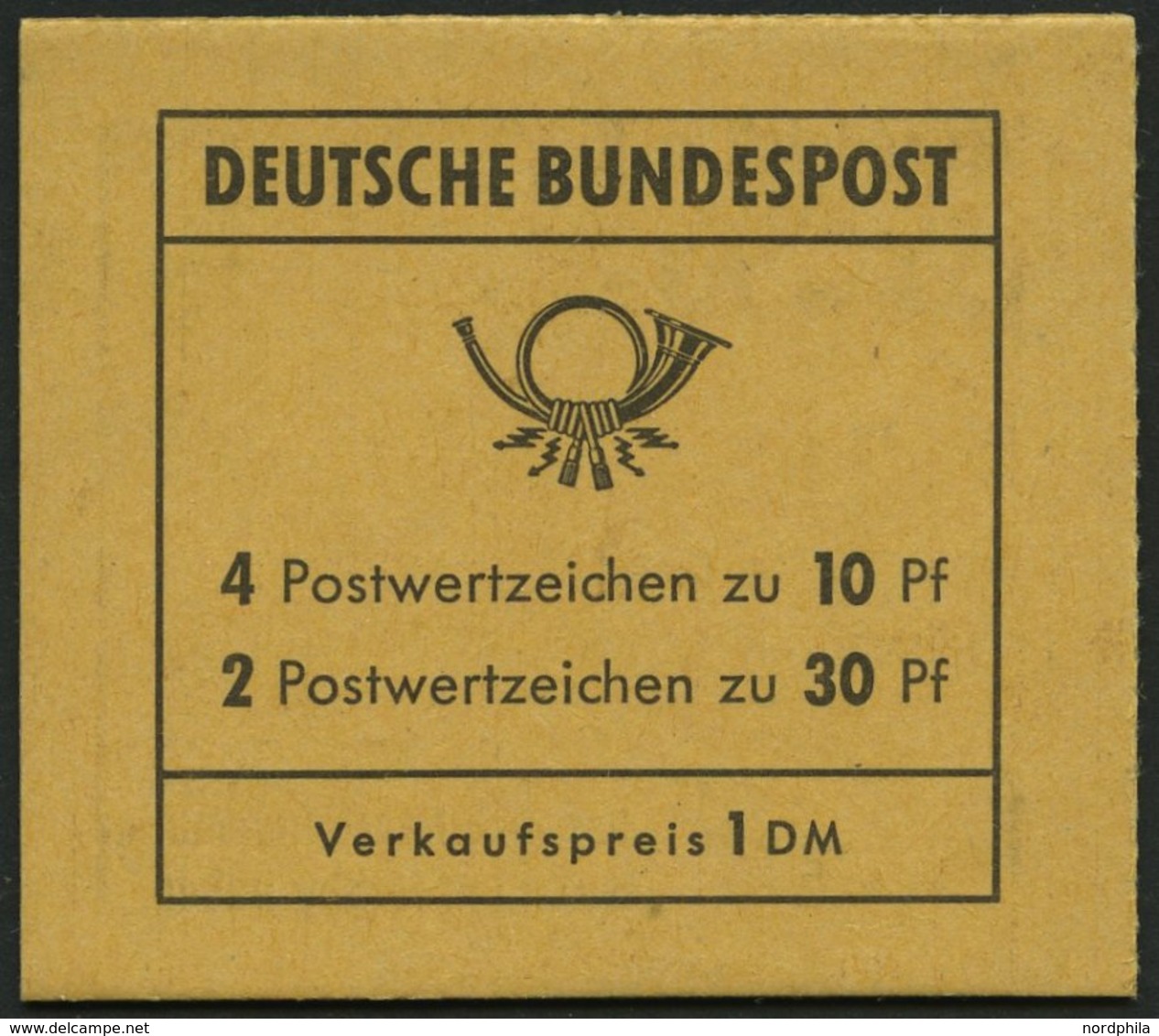 MARKENHEFTCHEN MH 16b **, 1972, Markenheftchen Unfallverhütung, Deckel D, Postgebühren Stand 1.7.1972, Pracht, Mi. 75.- - Autres & Non Classés