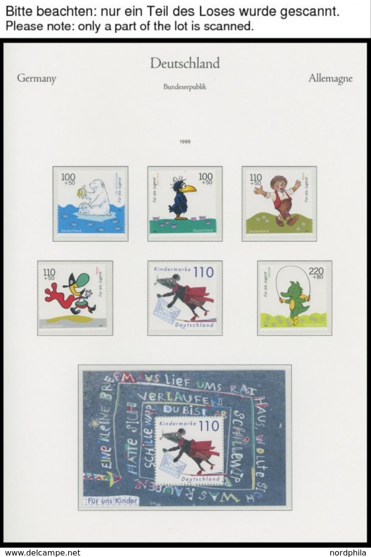 SAMMLUNGEN **, Fast Komplette Postfrische Sammlung Bundesrepublik Von 1993-2000 (Text Bis 2002), 1993-97 Doppelt Im KA-B - Gebraucht