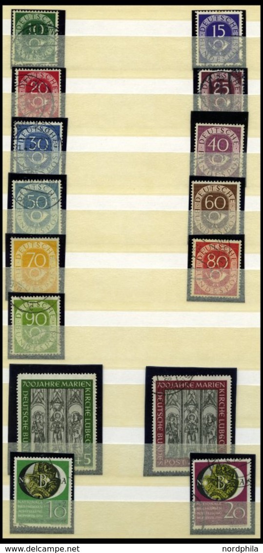 SAMMLUNGEN O,*,** , Saubere, überwiegend Gestempelte Sammlung Bundesrepublik Von 1949-74 Im Einsteckbuch, U.a. Mit Mi.Nr - Used Stamps