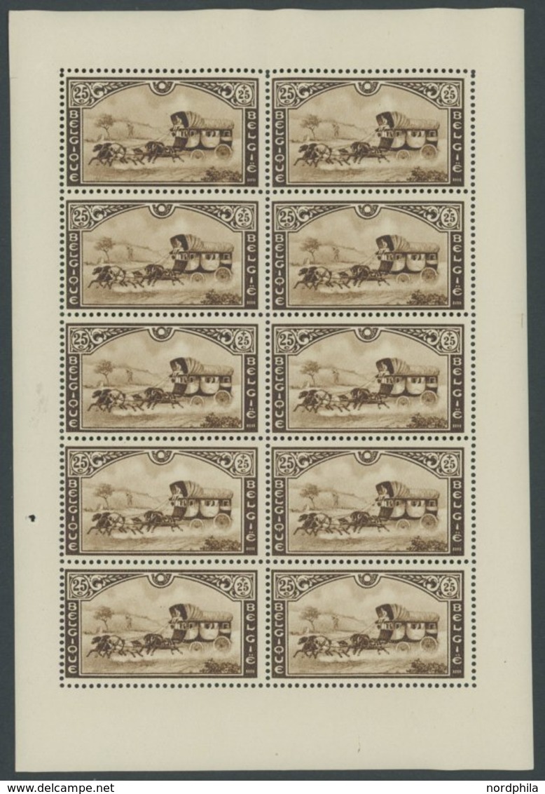 BELGIEN 402-04KB **, 1935, SITEB In Kleinbogen, Pracht, Mi. 150.- - 1849 Epaulettes