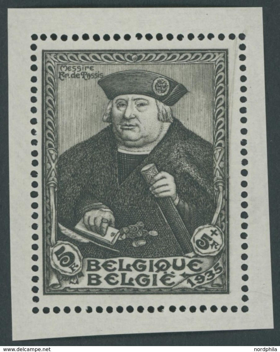 BELGIEN 405 **, 1935, 5 Fr. SITEB, Pracht, Mi. 130.- - 1849 Schulterklappen