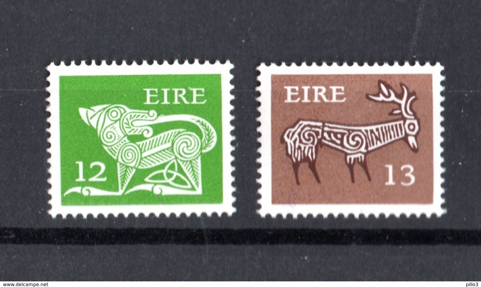 IRLANDA :  PO.  Animali  Stilizzati  -  2 Val.  MNH**  Del  26.03.1980 - Nuovi