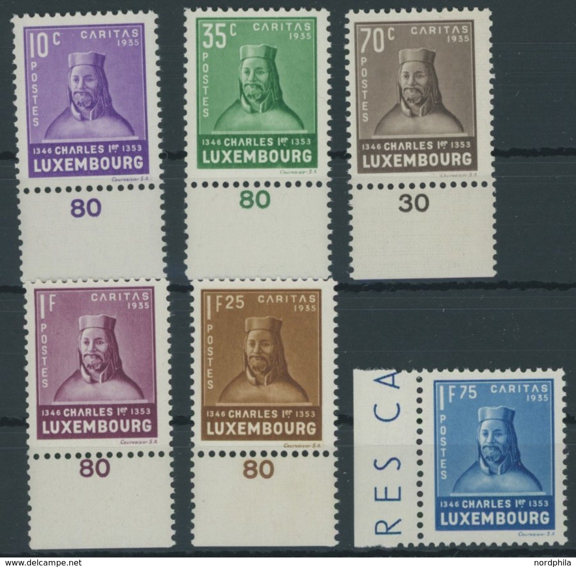 LUXEMBURG 284-89 **, 1935, Kinderhilfe, Prachtsatz, Mi. 120.- - Altri & Non Classificati