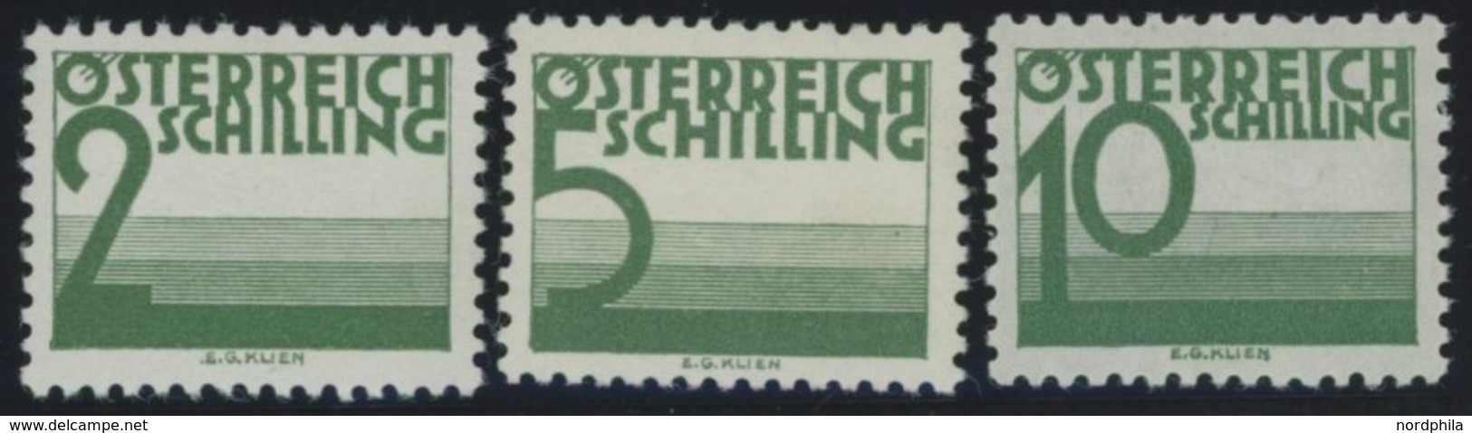 PORTOMARKEN P 156-58 **, 1925, 2 - 10 S. Ziffer, Postfrisch, 3 Prachtwerte, Mi. 600.- - Impuestos