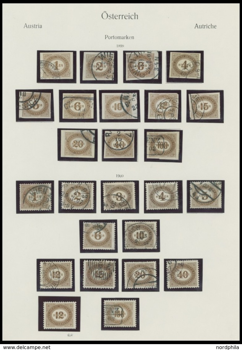 SAMMLUNGEN *,o,** , 1867-1937, Restsammlung Österreich mit noch vielen guten mittleren Werten, meist Prachterhaltung